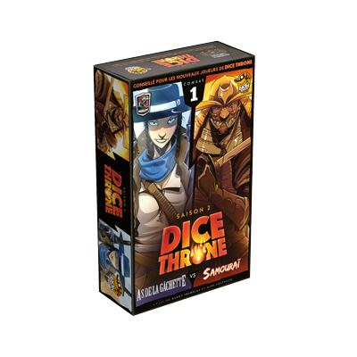 Dice Throne Saison 2 – As de la Gâchette vs Samouraï