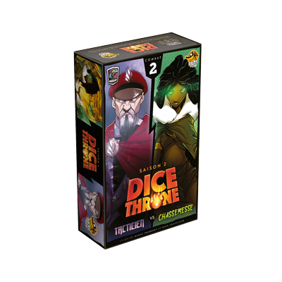 Dice Throne Saison 2 – Tacticien vs Chasseresse